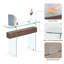 Charnelle 100cm Glass Console Table