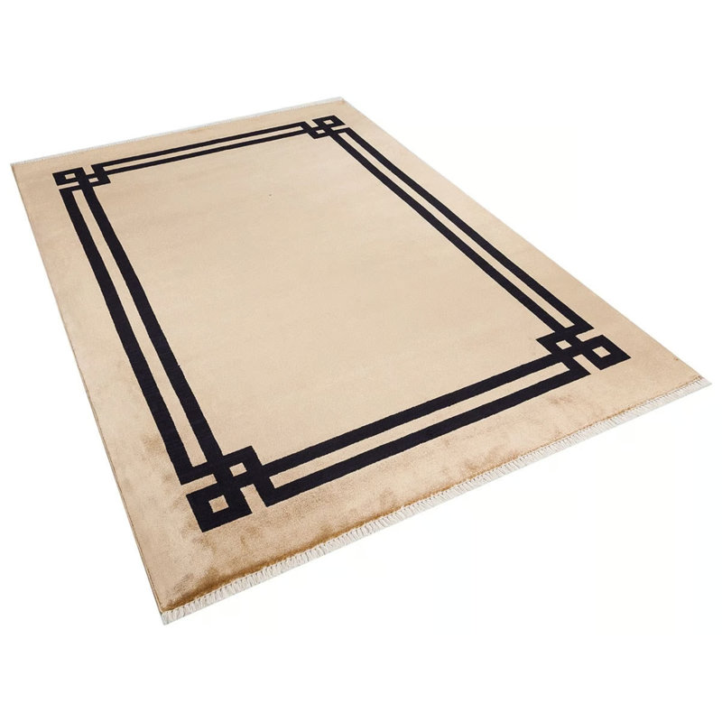 Mavera Viscose Geometric Indoor Rug, Rectangle 5'3" x 7'7"
