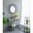 Maggie Galvanized Tray Table