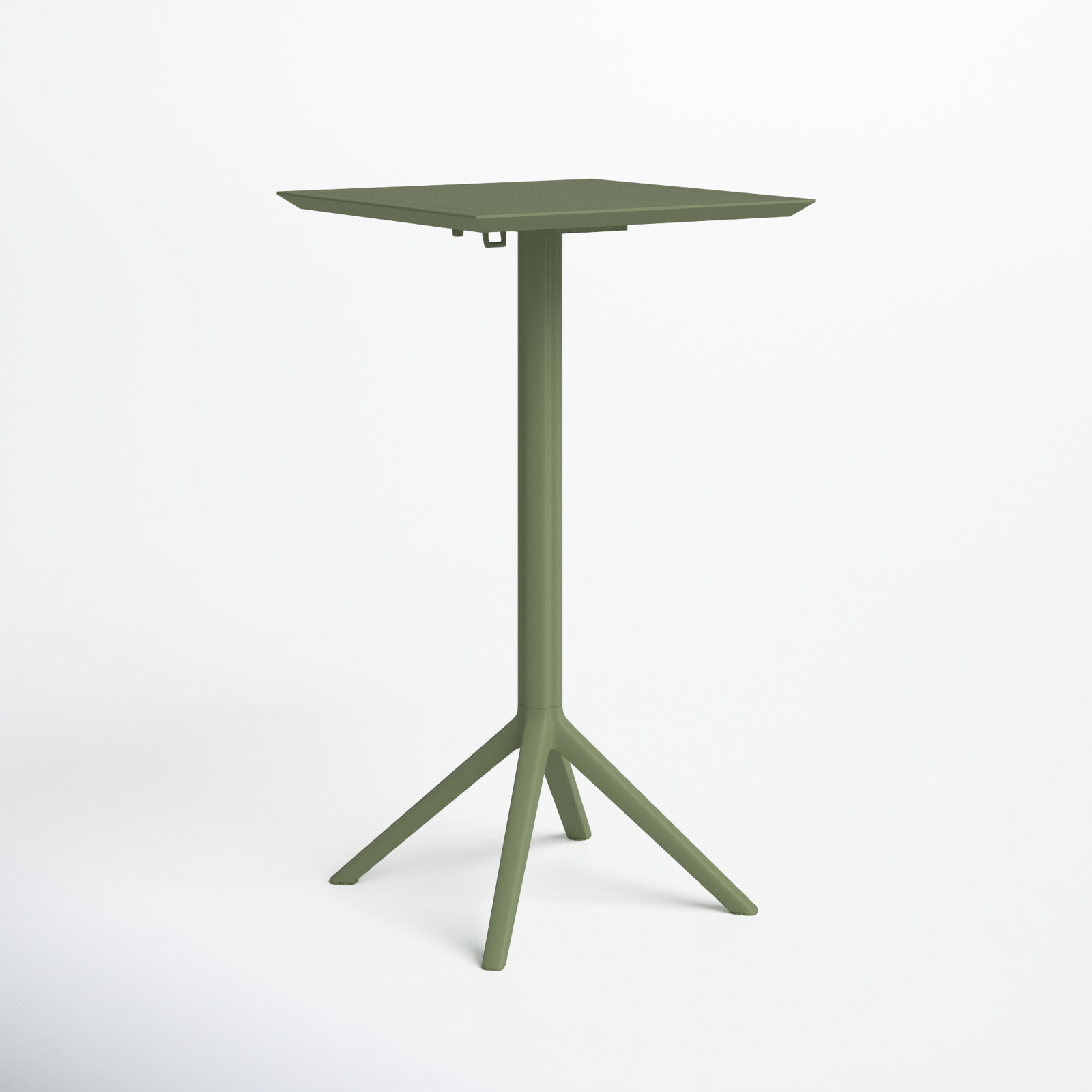 Farrah 24" Patio Bar Table, Olive Green
