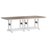 Berlin Gardens Garden Classic Regular Top With White Base Rectangular Counter Height Table