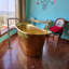 Guyette 1700mm x 169.98mm Soaking Solid Surface Bathtub