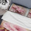 Ensemble de housse de couette rose et doré-107147323