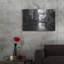 Art mural en métal luxueux «Chicago River Bridge» par Dante Plata, 36 po x 24 po-114791068