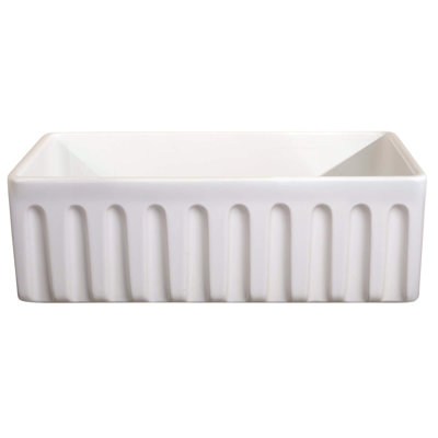 36" L x 19" W Farmhouse Kitchen Sink
