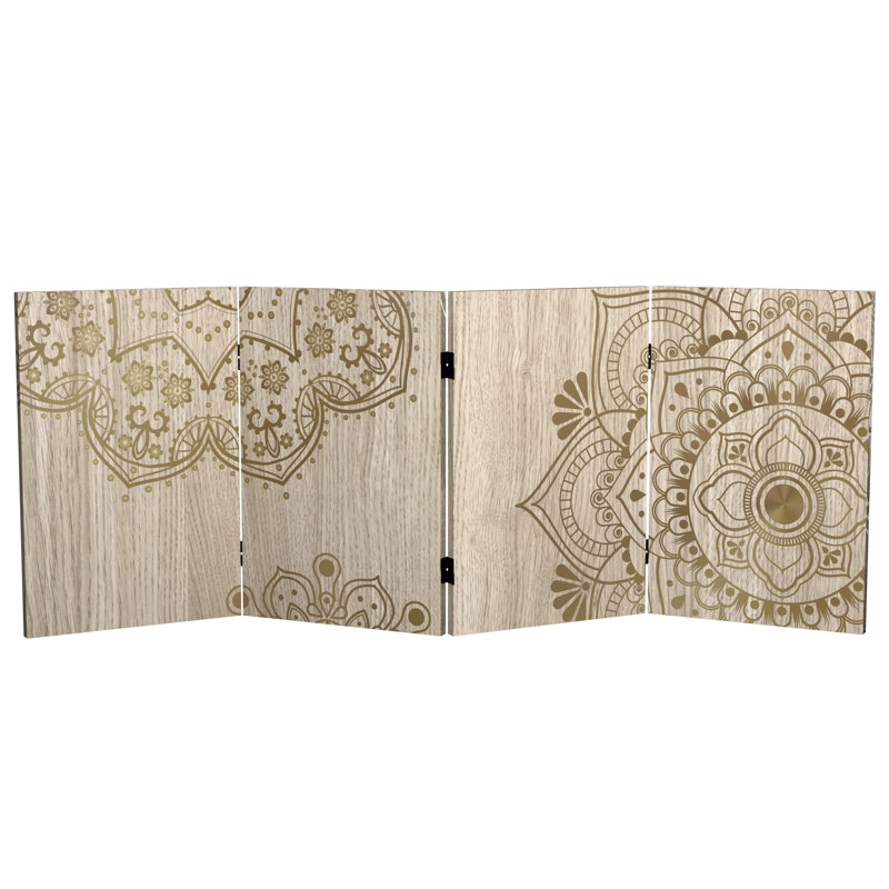 Cloison pliante Fellman Mandala, 2 pieds de haut