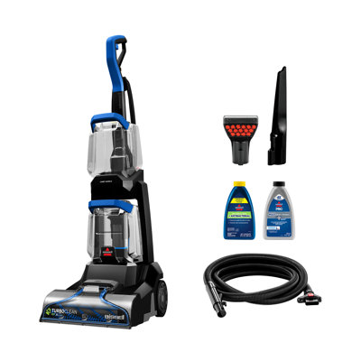 BISSELL TurboClean Pet XL Upright Carpet Cleaner with Upholstery Tough Stain Tool & Formula