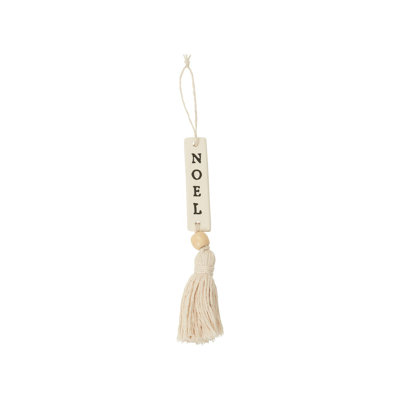 7.5'' Ceramic Holiday Shaped Ornament