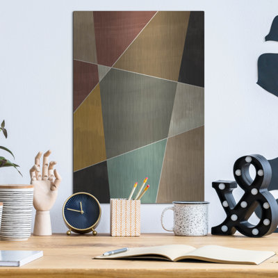 Ivy Bronx «Abstract Geometric 7» par Gary Williams, art mural en métal
