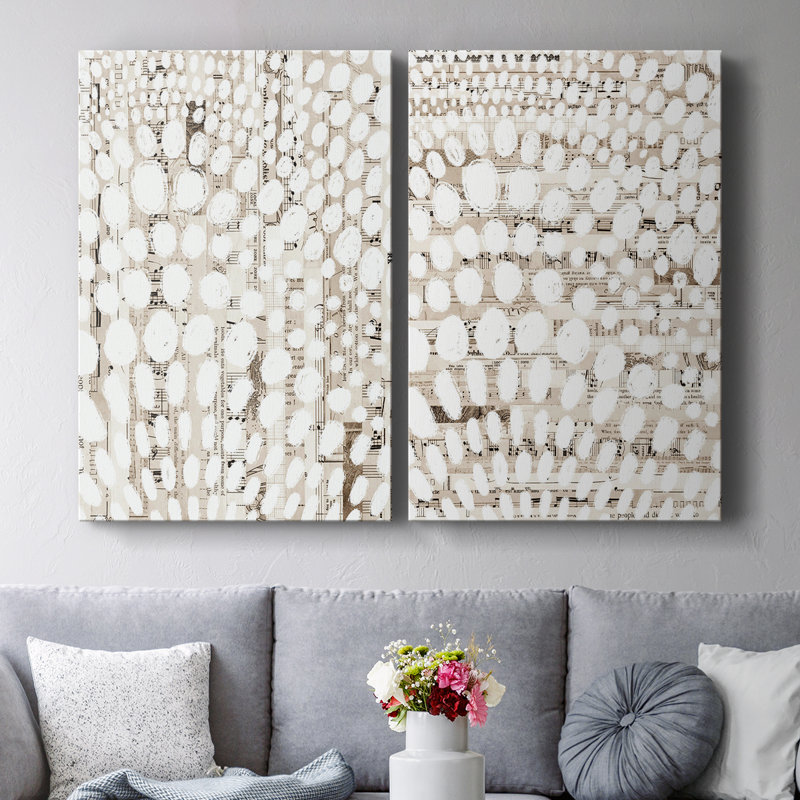 Vintage Pattern I-Premium Gallery Wrapped Canvas -Ready to Hang, 27" H x 36" W