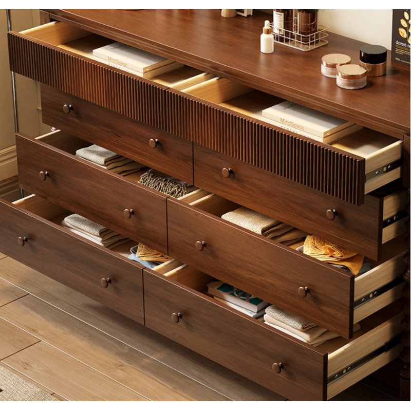 Buffet en bois massif français de style ancien français 55,1