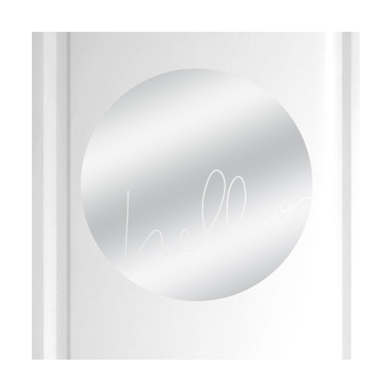 Wall Decal, Shiny Silver