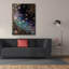  «Koi Galaxy» par Rich Monet, art mural sur toile, 40 po x 54 po-2051028500
