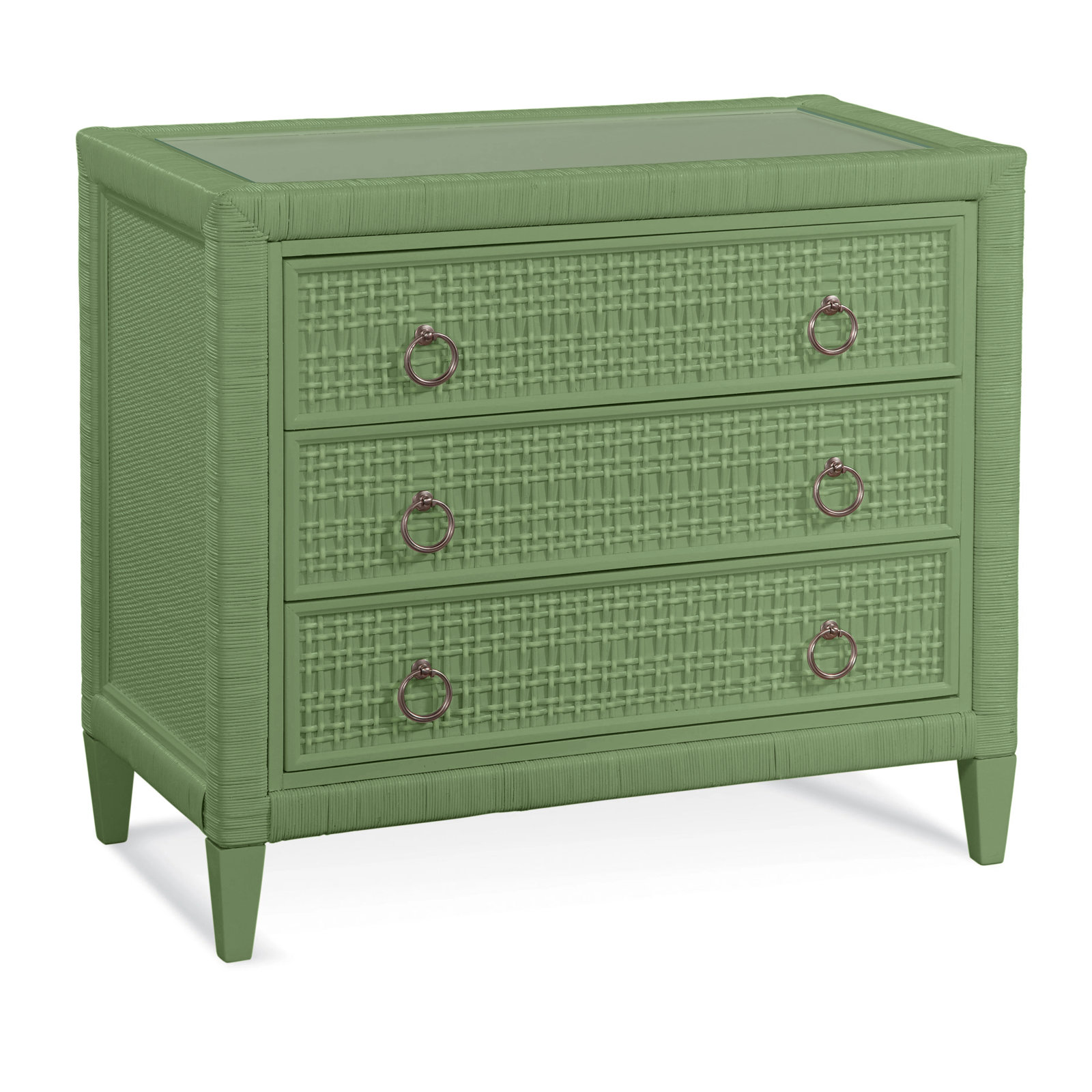 Monterey 36" Dresser, Celery, Yes, Satin Nickel