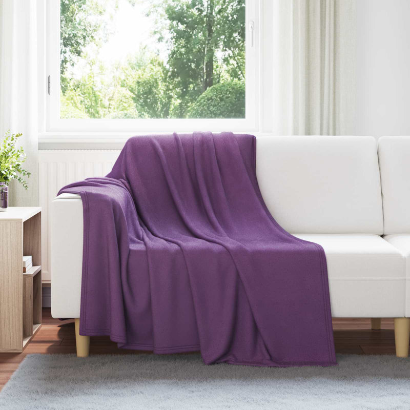 5.5-51 Throw Blanket, Purple, 200cm x 150cm