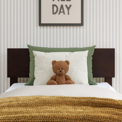 Daurice Solid Wood Panel Headboard