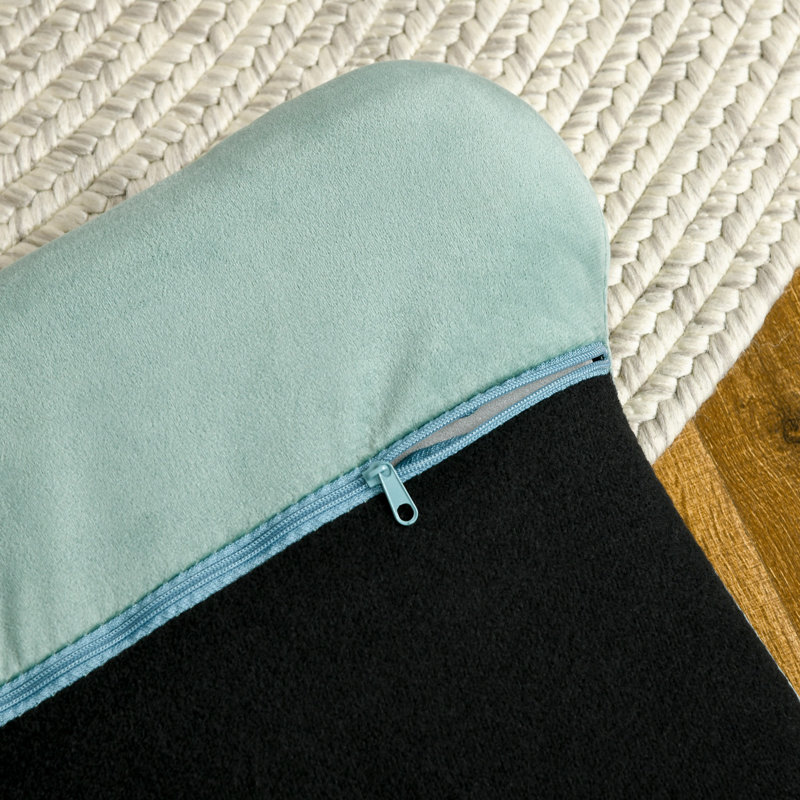 Canapé pour animaux de compagnie Pearl Design pour chiens de taille moyenne et grande, lit pour animaux avec coussin et pieds en bois massif, vert
