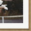 Couple On Tennis Court, Woman Jumping In Foreground Giclee Print by Getty Images