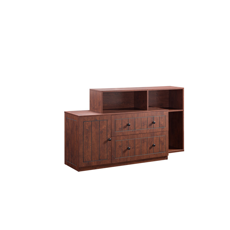 152cm Wide 2 -Drawer File Cabinet, Vintage Walnut