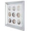 Crystal Wall Decor, 19.7X19.7 Inches, Multicolor Artistic Expression Of Moon Phases, Mirrored Frame, Resin Bits, 4.4 Lbs Frame Art, Design, Phase Visualization,
