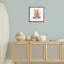 "Sandy Dog on Beach", art mural sur toile flottant noir par Geoff Allen-924308381-936414957