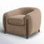 Lyla 38" W Polyester Blend Barrel Chair-1914637067