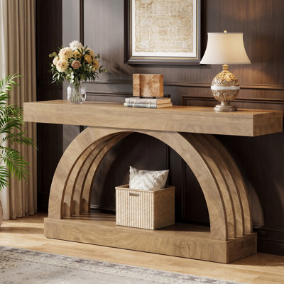 63" Arched Console Table for Hallway,Living Room