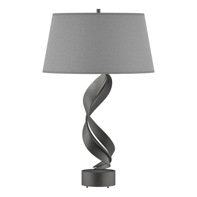Folio 25.1" Table Lamp, Flax, Natural Iron