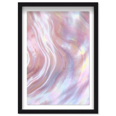Iridescent Wave Framed Graphic Art