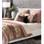 Ensemble de housse de couette réversible brun / gris Fossil-125003012