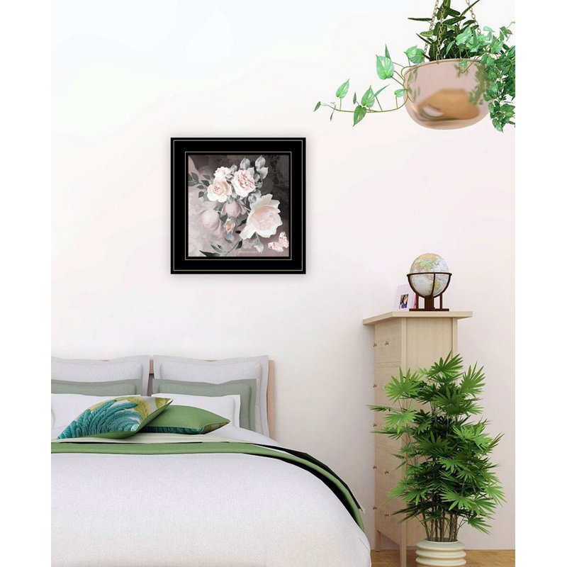 Noir Roses IV 1 - cadre photo, impression sur bois