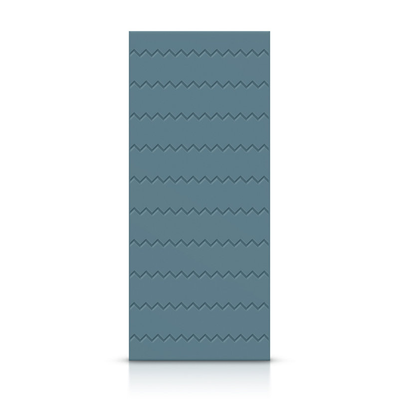Panelled Wood Standard Door, Dignity Blue, 24" x 80"