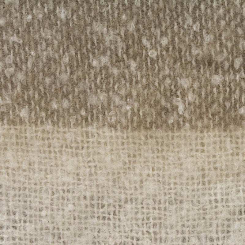 Sherpa Reversible Brown and Beige Acrylic Throw Blanket