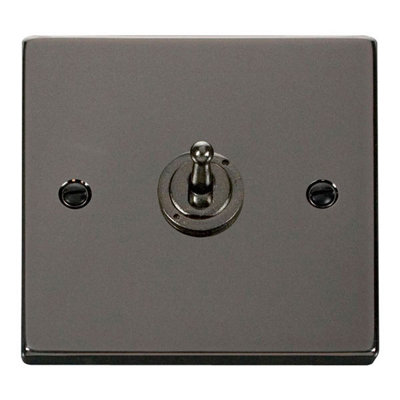 Black Nickel Intermediate 10AX Toggle Light Switch