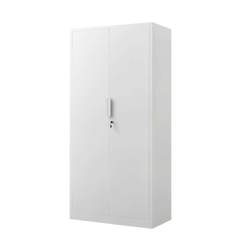 Classeur en acier robuste de 70 pouces avec 4 tablettes réglables, une serrure et une conception à double porte pour les documents de format légal et lettre