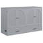 Grand lit moderne gris avec compartiments de rangement internes spacieux, grand tiroir pratique et polyvalent-867731200-867731204