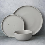 Famiware 12 Piece Dinnerware Sets, Speckle Matte Dish Set
