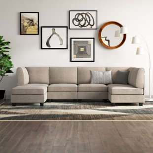 Manta de sofá beige con flecos de Andrea House — Singular