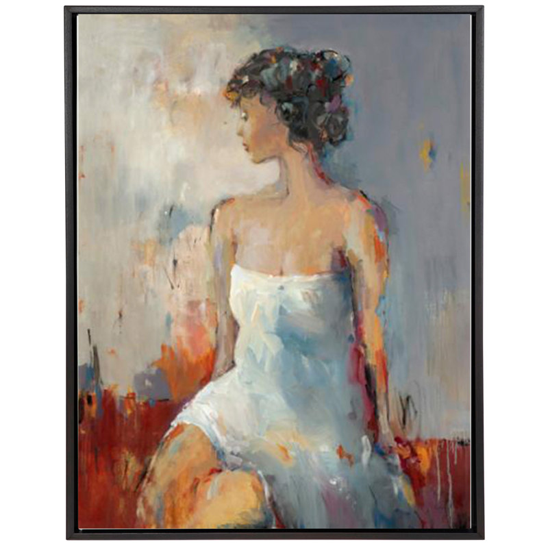 Remember When II, 43" H x 32" W, Framed Print, Gray White Wash