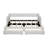 Twin XL to King Size Upholstered Daybed with Two Drawers, Beige