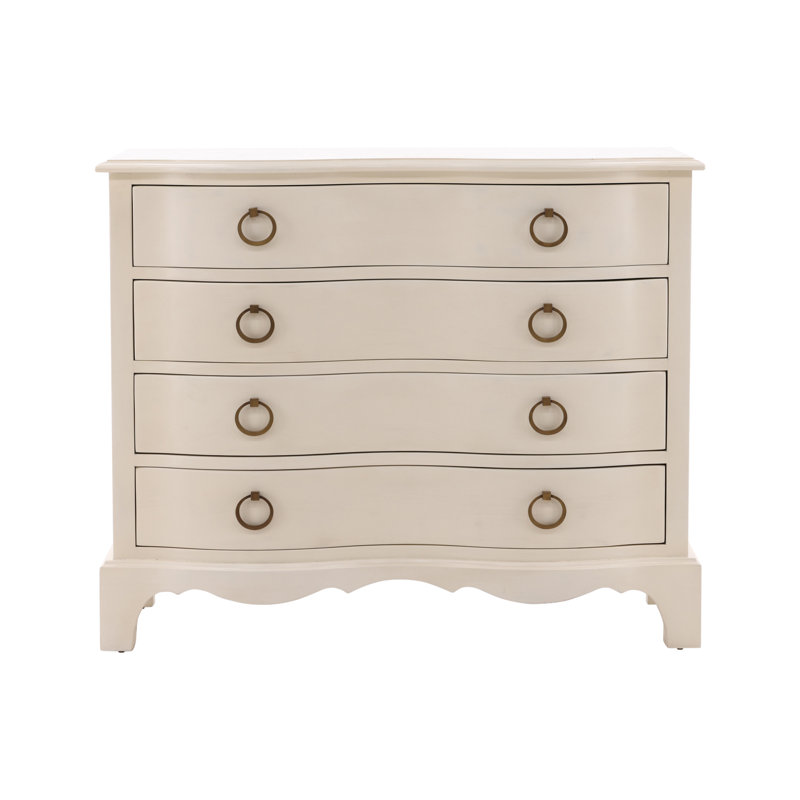 Furniture Classics Ariel Cream Mahogany 4-Drawer Chest