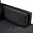 Modern Chaise Lounge Sofa Bed 53.5" Upholstered Sofa Couch Free-Combined Sofa Chaise With Dual-Layer Armrests For Living Room, Black-1360575215