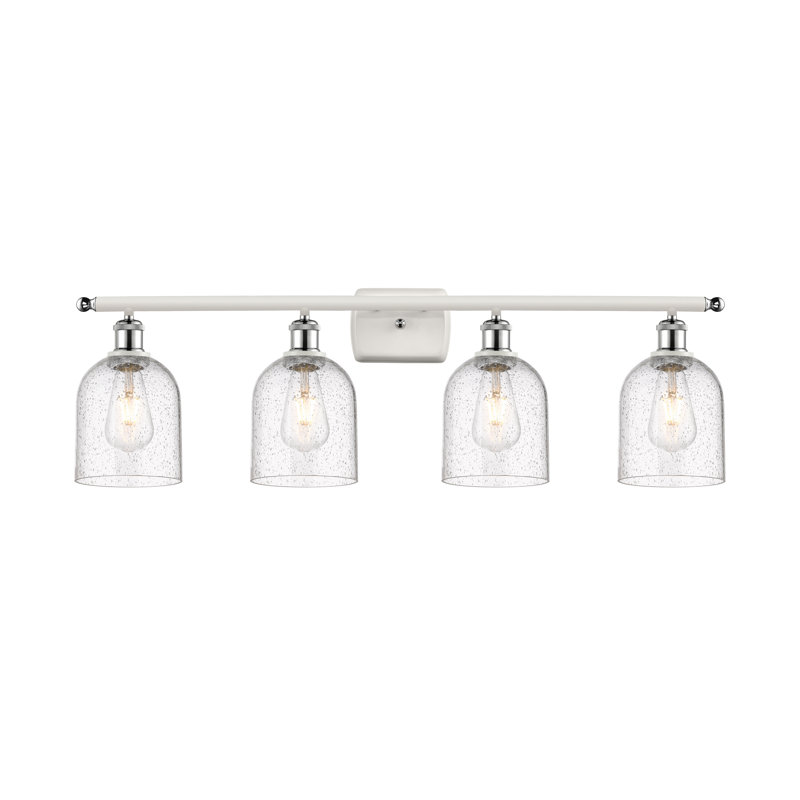 Anacaren 4 - Light Dimmable Vanity Light, White/Polished Chrome, Seedy