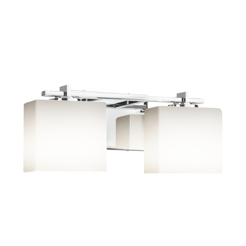 Éclairage pour meuble-lavabo 2 lumières Casson, Chrome poli