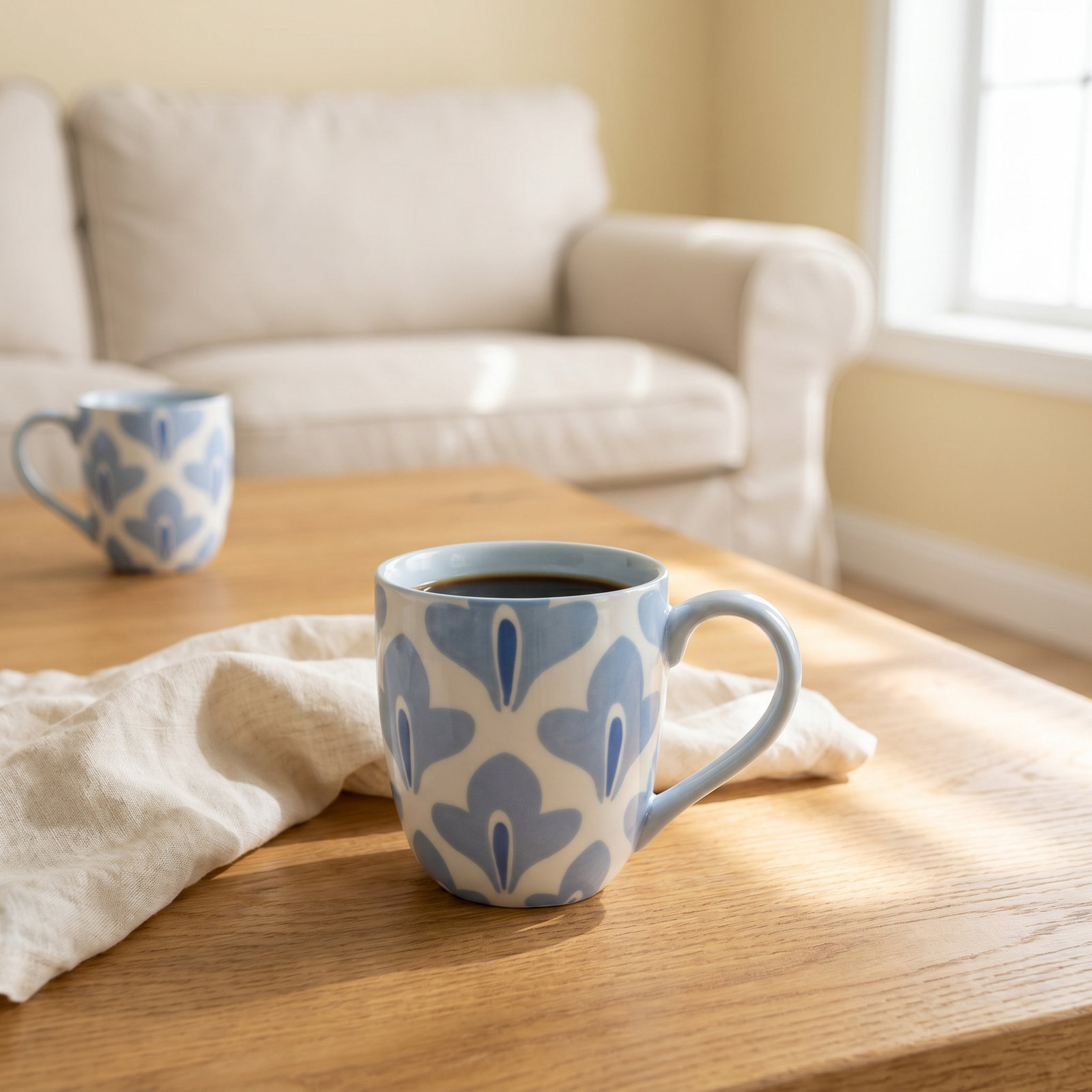 Iris Stoneware Coffee Mug