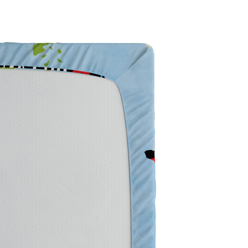 Wanderlust Microfiber Fitted Sheet, Full/Double Fitted Sheet
