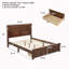 Size Bed , Built-in LED Lights, USB Charging Station-1329019535-1329019529