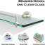 Tablettes en verre pour salle de bain-188145396