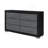 ELSA BLACK AND GREY DRESSER