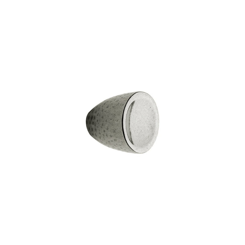 Vessel Bronze Conical Knob, White Bronze Dark